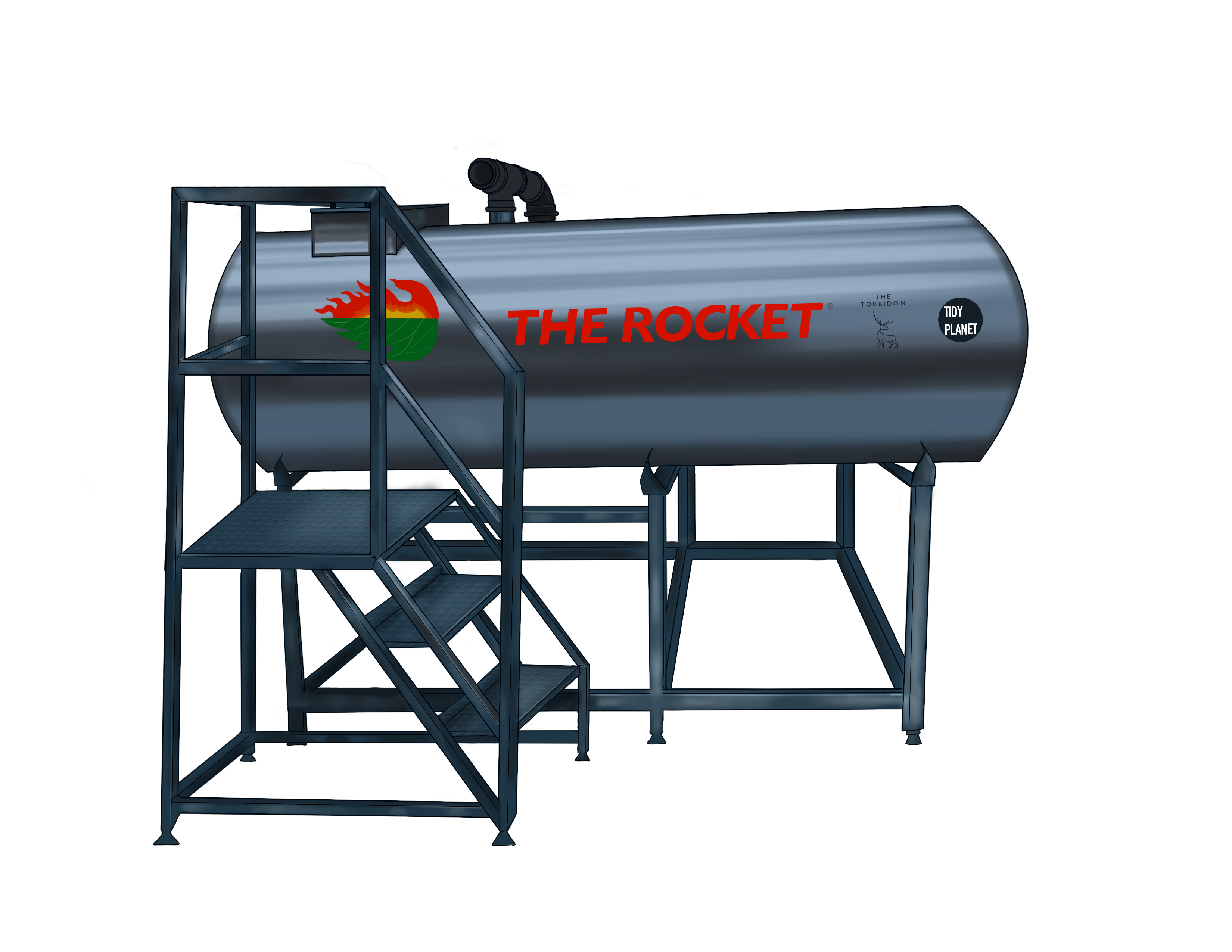 the rocket (white background)